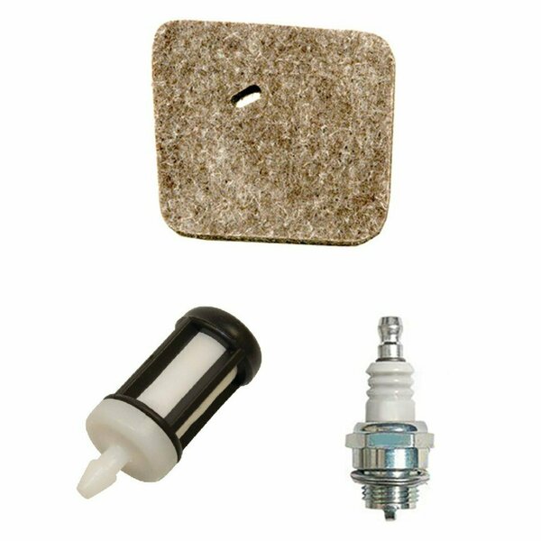 Aic Replacement Parts Air Fuel Filter Spark Plug Fits Stihl FS38 FS45 FS46 FS55 HS45 FC55 Trimmers 4140-007-1800